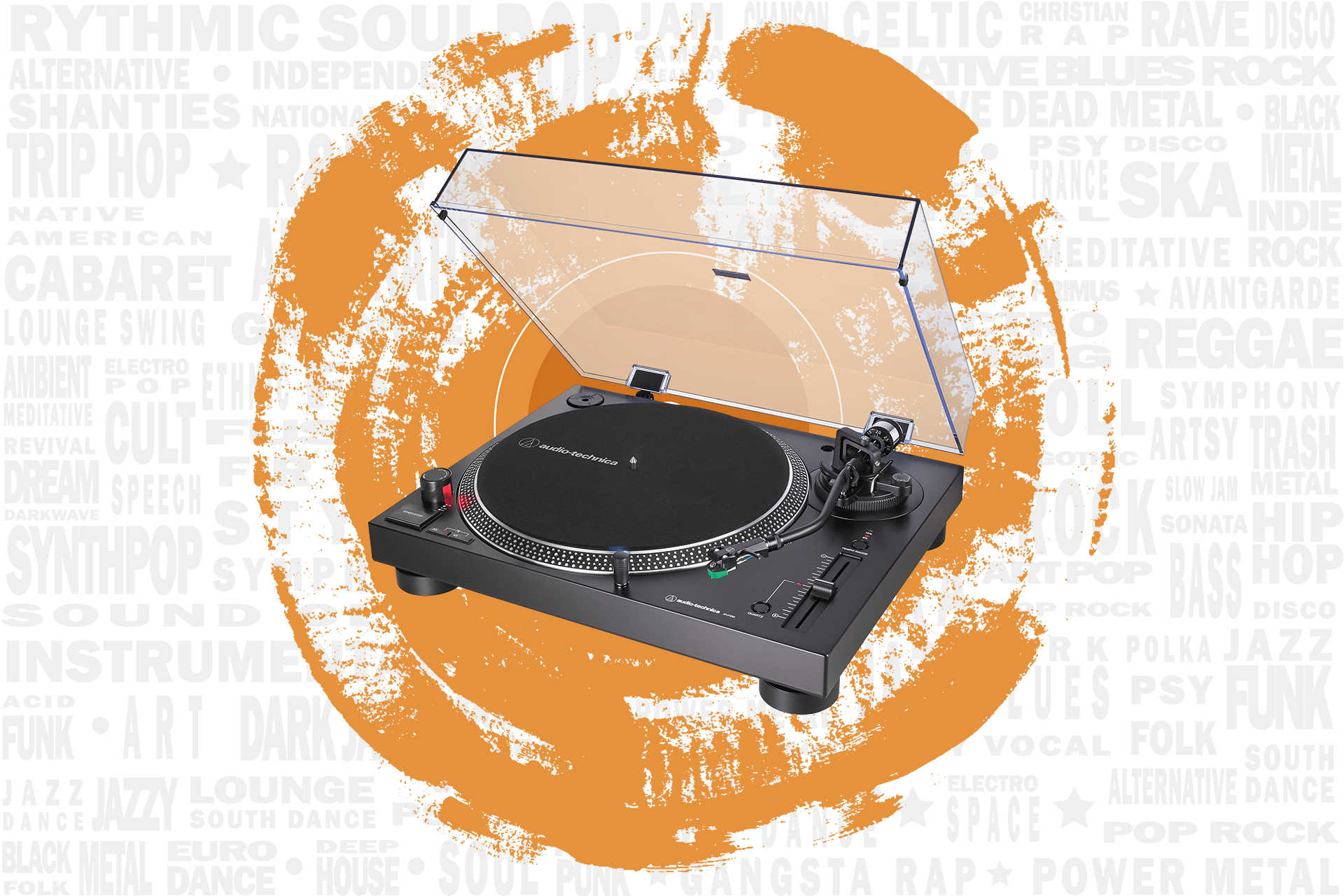 Audio-Technica Consumer AT-LP120XUSB Stereo Turntable with USB Audio-Technica Consumer AT-LP120XUSB Stereo Turntable with USB