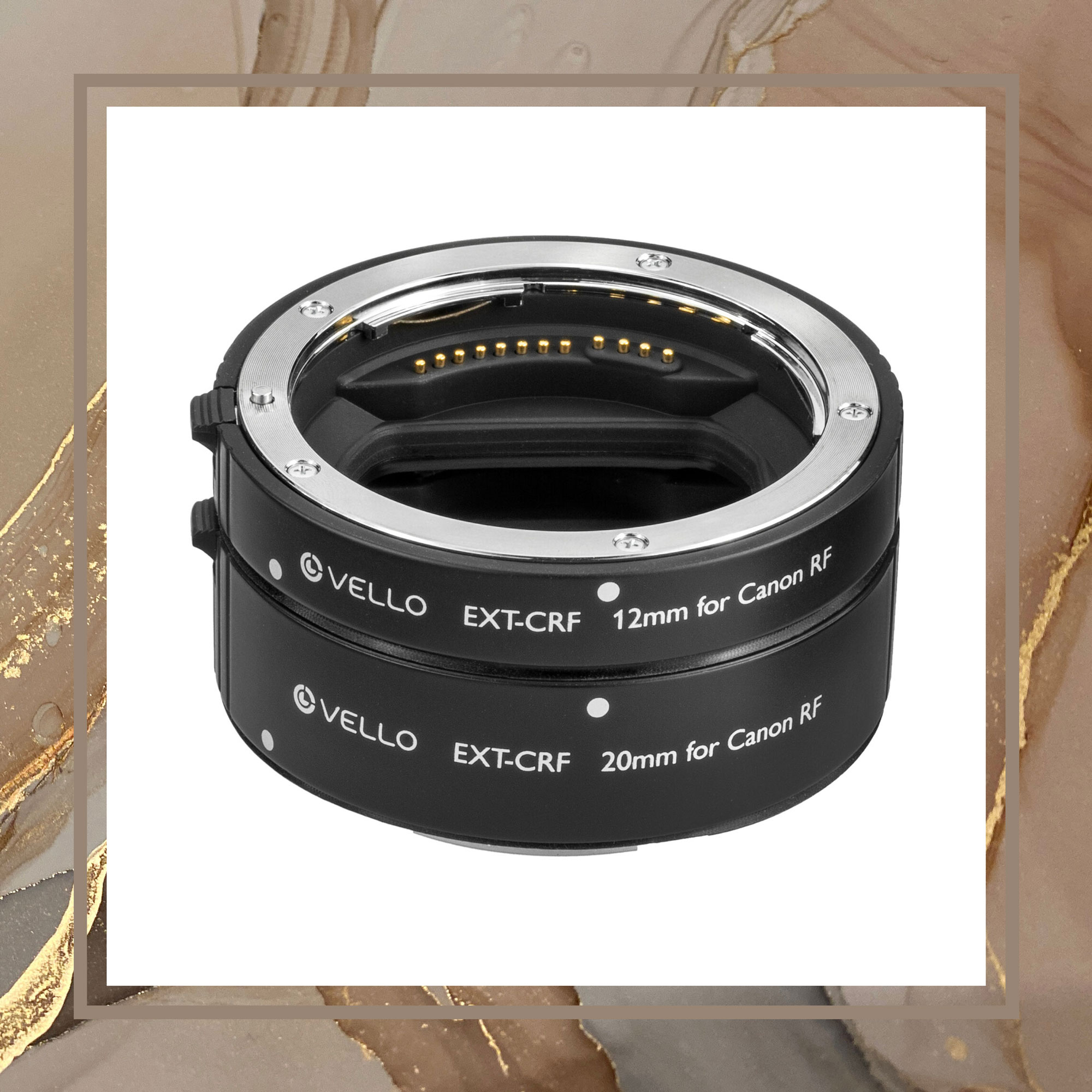 Vello Auto Extension Tubes for Canon RF-Mount Lenses Vello Auto Extension Tubes for Canon RF-Mount Lenses
