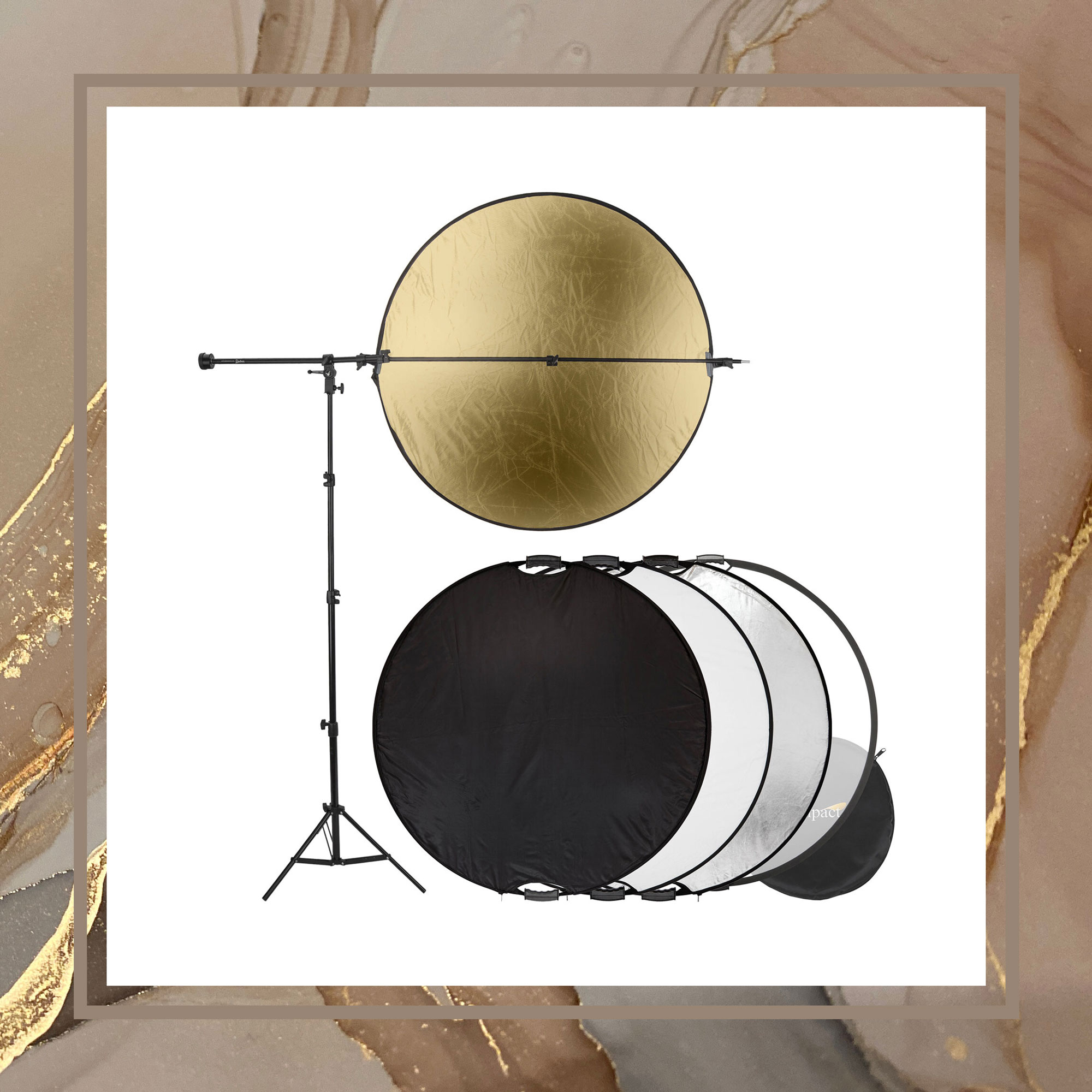 Impact 5-In-1 Collapsible Circular Reflector Kit Impact 5-In-1 Collapsible Circular Reflector Kit