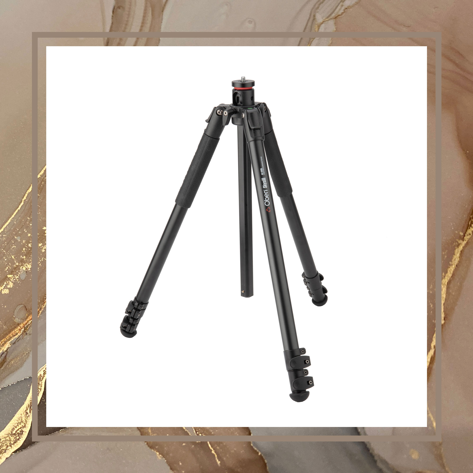 Oben ALF-6193L Skysill Series 3-Section Aluminum Tripod with 90° Lateral Center Column Oben ALF-6193L Skysill Series 3-Section Aluminum Tripod with 90° Lateral Center Column