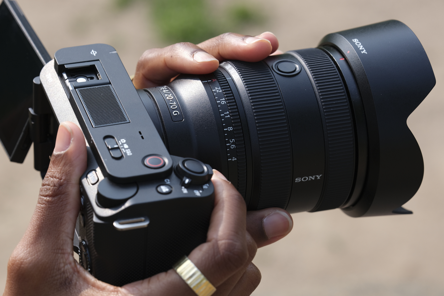 The FE 20-70mm f/4 is a flexible zoom for vlogging