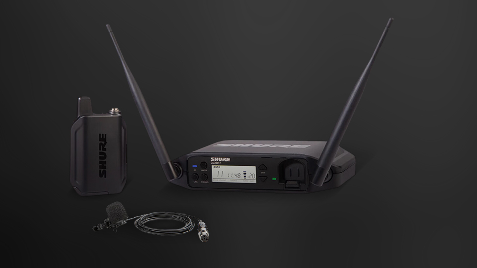 Shure GLXD14+ Dual-Band Cardioid Wireless Presenter System Shure GLXD14+ Dual-Band Cardioid Wireless Presenter System