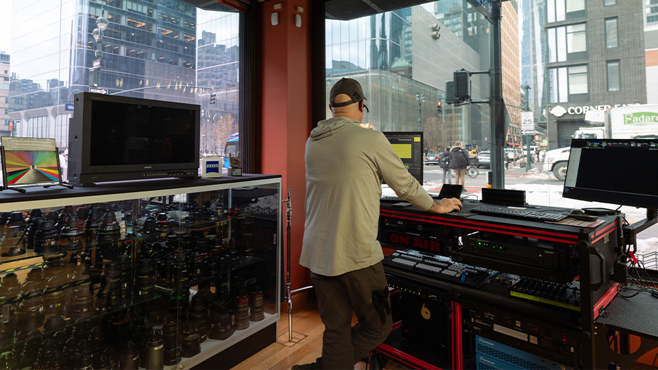 Virtual Production environment at The Studio B&H Tech Center Virtual production Equipment Flow
