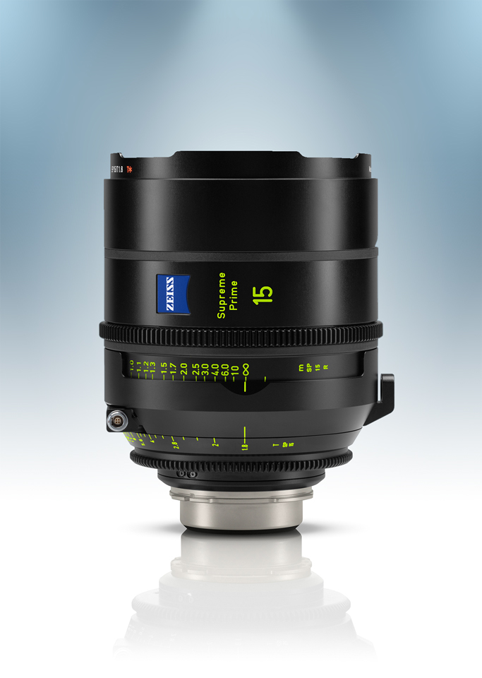 ZEISS Supreme Prime 15mm T1.8 Lens (Feet, PL Mount) ZEISS Supreme Prime 15mm T1.8 Lens (Feet, PL Mount)