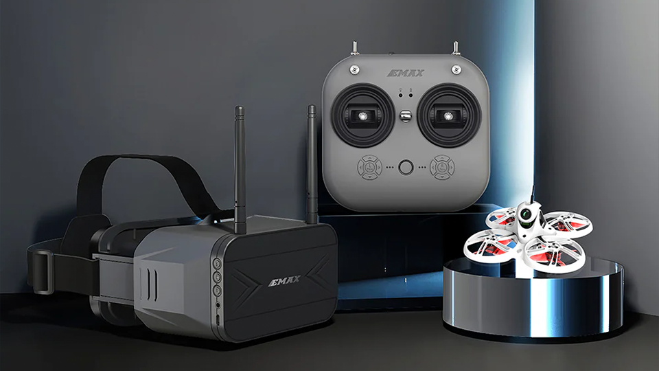 EMAX Tinyhawk III FPV Racing Drone with E8 Controller & T2 FPV Goggles EMAX Tinyhawk III FPV Racing Drone with E8 Controller & T2 FPV Goggles
