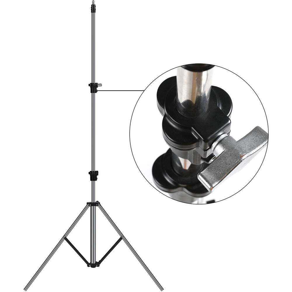 GVM Stainless Steel Light Stand