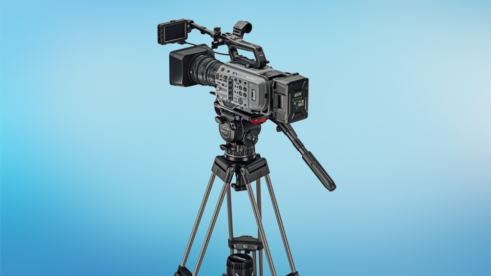 Sachtler FSB 18T Mk II System with DA-100 ENG 2D Aluminum Tripod Legs and Ground Spreader
